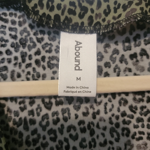 Nordstroms Green Cheetah Dress New - Picture 3 of 6